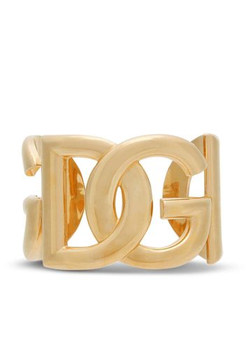 Dolce & Gabbana logo-lettering cuff bracelet - Gold