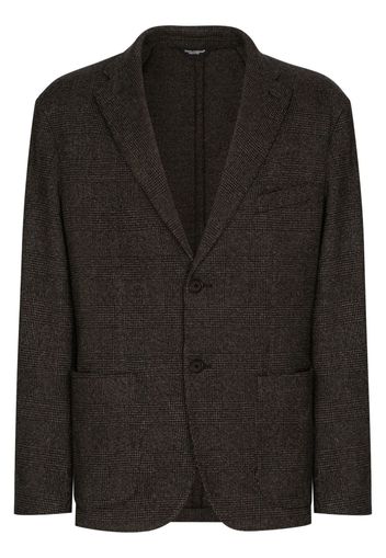 Dolce & Gabbana Prince of Wales check pattern blazer - Black