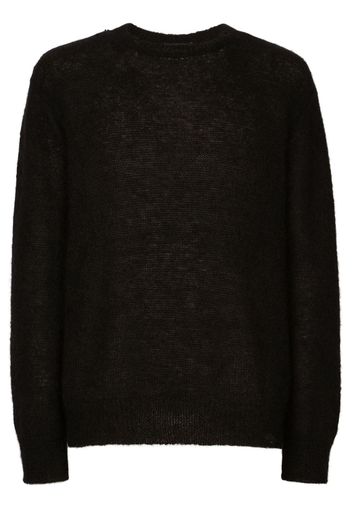 Dolce & Gabbana crew-neck long-sleeve jumper - Black