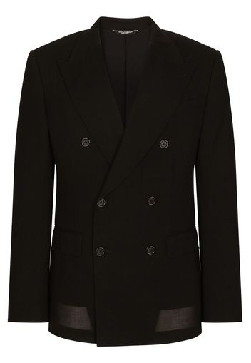 Dolce & Gabbana double-breasted wool blazer - Black