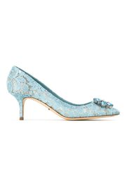 Pump in Taormina lace with crystals