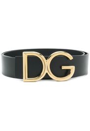 Dolce & Gabbana logo buckle belt - Black