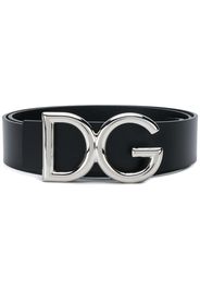 Dolce & Gabbana logo buckle belt - Black