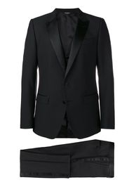 Dolce & Gabbana three-piece dinner suit - Black