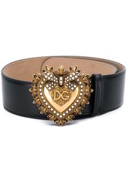 Dolce & Gabbana Devotion buckle belt - Black