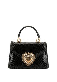 Dolce & Gabbana Devotion embossed tote bag - Black