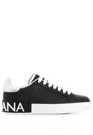 Dolce & Gabbana logo trainers - Black