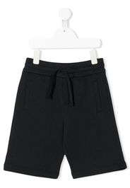 drawstring track shorts