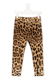 leopard-print leggings