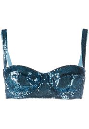 sequined balcony bra