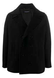 detachable lapel classic peacoat