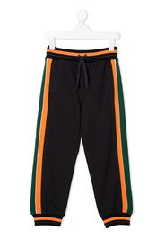 logo print track pants