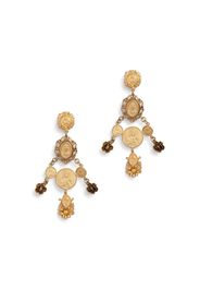 Dolce & Gabbana embellished pendant earrings - Gold