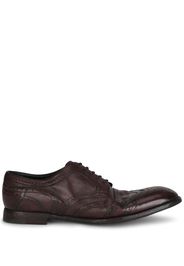 leather Derby brogues