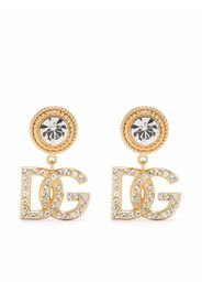 Dolce & Gabbana DG crystal-embellished earrings - Gold