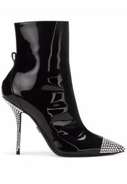 Dolce & Gabbana crystal-embellished ankle boots - Black