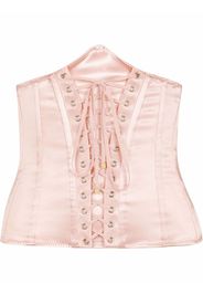 Dolce & Gabbana lace-up corset - Pink