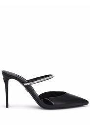 Dolce & Gabbana crystal-embellished pointed-toe mules - Black