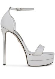 Dolce & Gabbana platform high-heel sandals - Grey