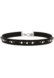 Dolce & Gabbana crystal-embellished chain belt - Black