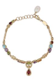 Dolce & Gabbana 18kt yellow gold gemstone drop-design bracelet