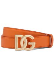 Dolce & Gabbana logo-buckle leather belt - 80244