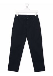DONDUP KIDS slim-cut chino trousers - Blue