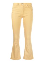DONDUP logo-patch bootcut jeans - Neutrals