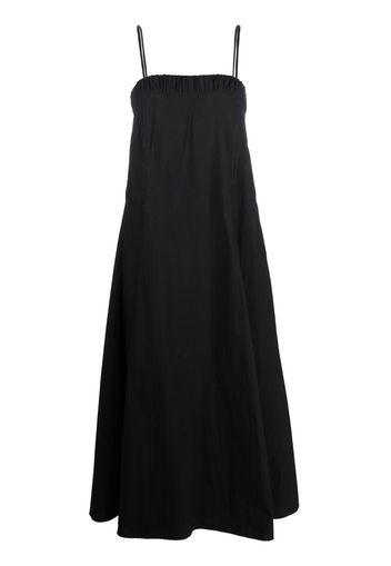 Dorothee Schumacher gathered-detail cotton maxi dress - Black