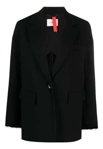 Dorothee Schumacher single-breasted notched-lapels blazer - Black