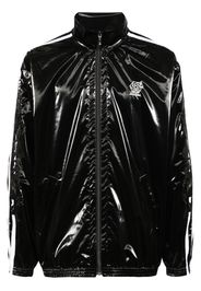 Doublet patent-finish track jacket - Black