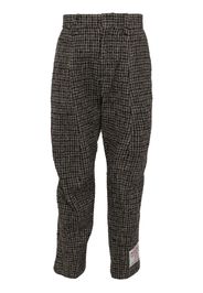 Doublet Zombie Silhouette tweed trousers - Grey