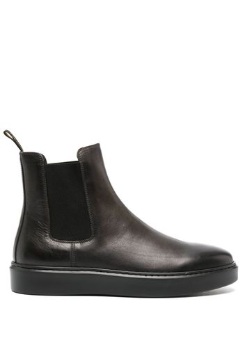 Doucal's leather Chelsea ankle boots - Grey