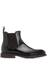 patent-effect chelsea boots