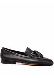 Doucal's horsebit slip-on loafers - Black