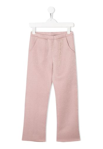 Douuod Kids straight leg trousers - Pink