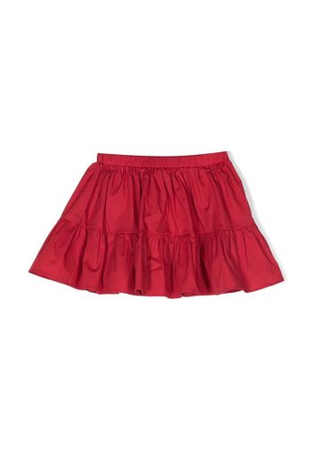 Douuod Kids tiered cotton mini skirt