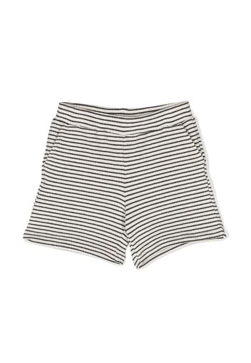 Douuod Kids stripe-print shorts - Neutrals