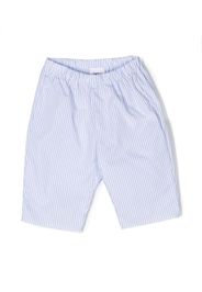 Douuod Kids cotton pinstripe shorts - White