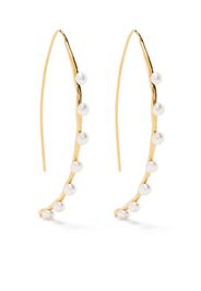 DOWER AND HALL Waterfall pearl drop earring - Gold