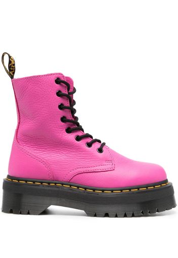 Dr. Martens Jadon leather platform ankle boots - Pink