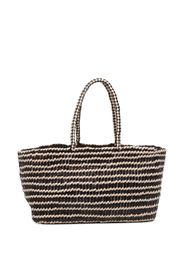 DRAGON DIFFUSION Terrafino intrecciato shoulder bag - Brown