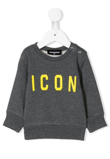 Dsquared2 Kids icon print sweatshirt - Grey