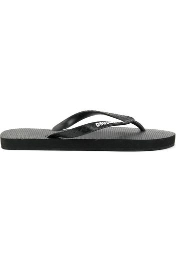 logo flip flops