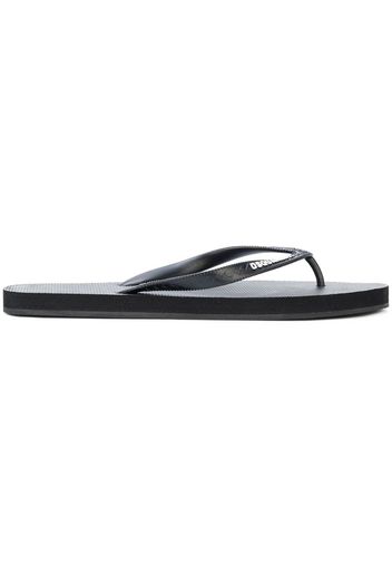 logo flip flops