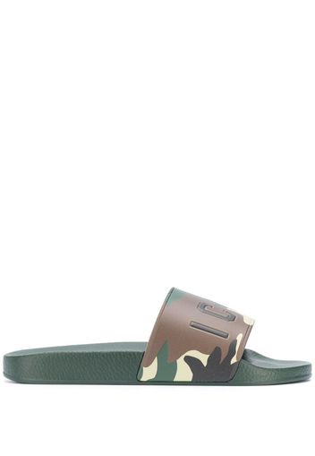 camouflage print slides