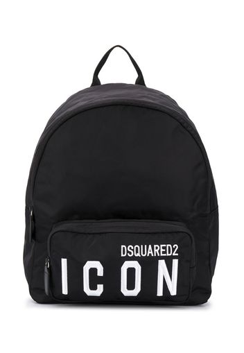 embroidered-logo backpack