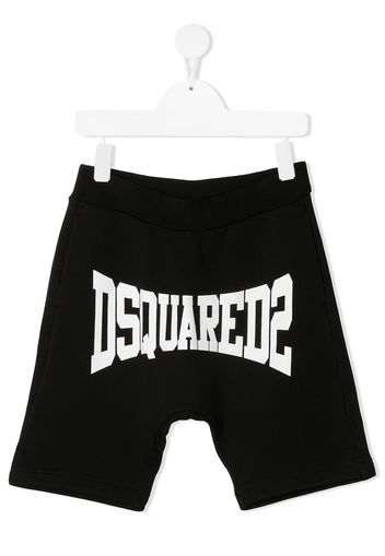 Dsquared2 Kids logo-print track shorts - Black