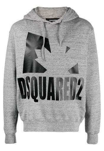 Dsquared2 logo-print hoodie - Grey