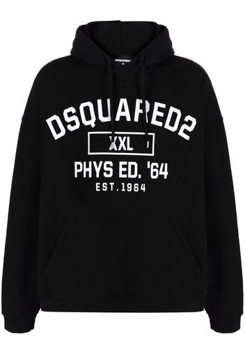 Dsquared2 logo-print hoodie - Black